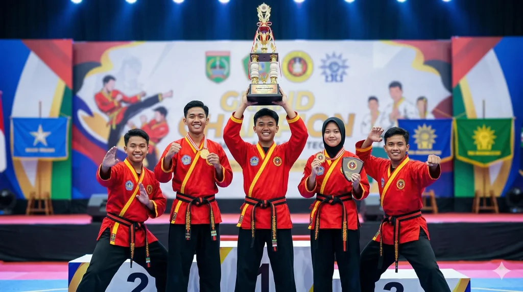 Membanggakan, Siswa SMA Muhammadiyah 1 Tegal Sabet Juara Umum Kejuaraan Tapak Suci Tingkat Provinsi