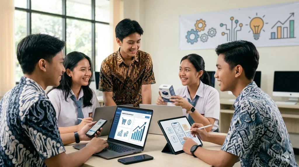 Siapkan Lulusan Siap Kerja, Sekolah Adakan Pelatihan Kewirausahaan dan Literasi Digital